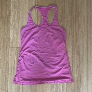 Lulelemon -pink, racerback, tank top